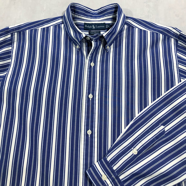 [REWORKED] Polo Ralph Lauren Cropped Shirt (L)
