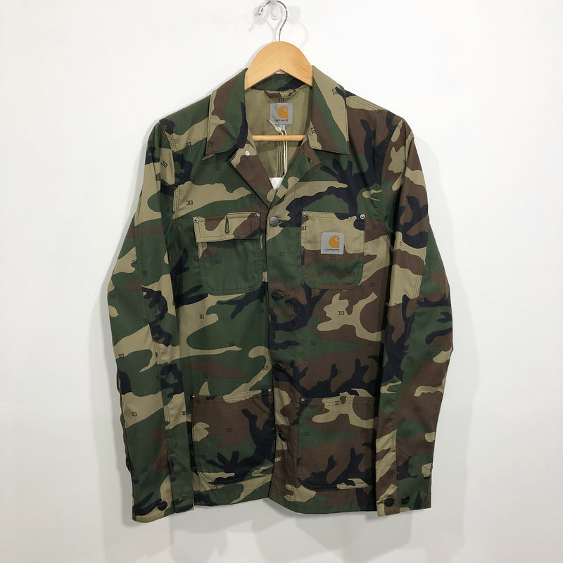 Carhartt camo shirt jacket hotsell