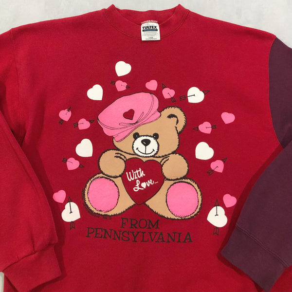 Vintage Sweatshirt 1992 Teddy Bear Pennsylvania (M)