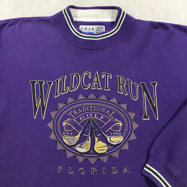 Vintage Gear Sweatshirt Wildcat Run Golf Club (L/BIG-XL)