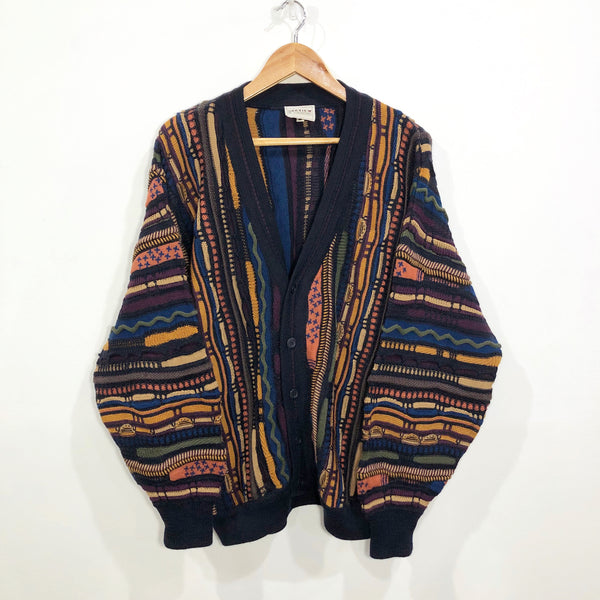 Vintage The Review Collection Australia Wool Cable Knit Cardigan (M-L)