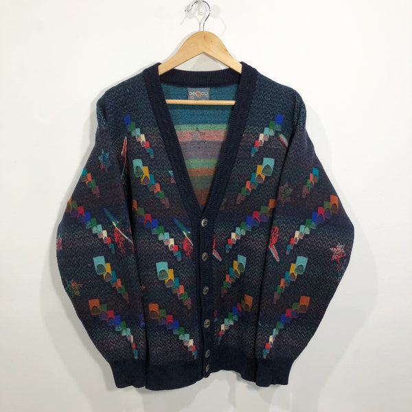 Vintage Geccu Wool Knit Cardigan Australia (L)