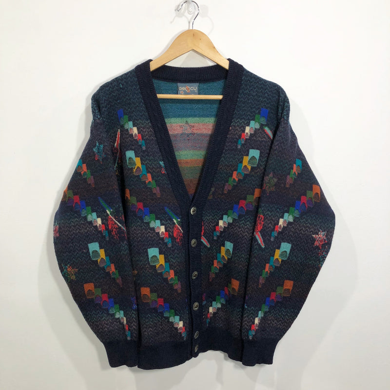 Vintage Geccu Wool Knit Cardigan Australia (L)