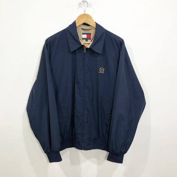 Vintage Tommy Hilfiger Jacket Lion Crest Logo (L/BIG)