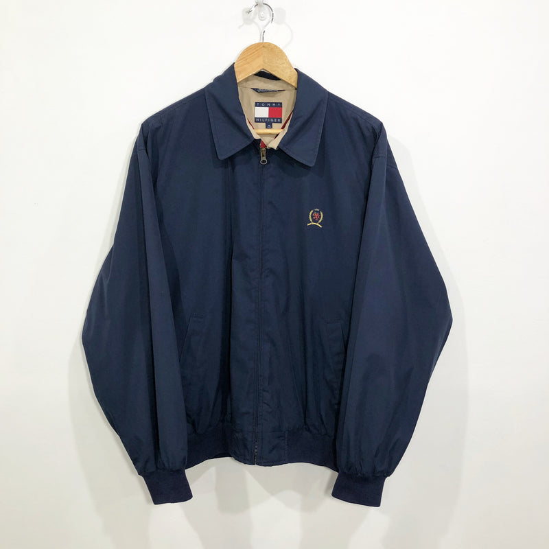 Vintage Tommy Hilfiger Jacket Lion Crest Logo (L/BIG)