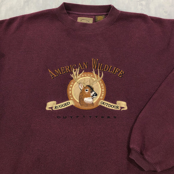 Vintage Sweatshirt American Wildlife (XL)