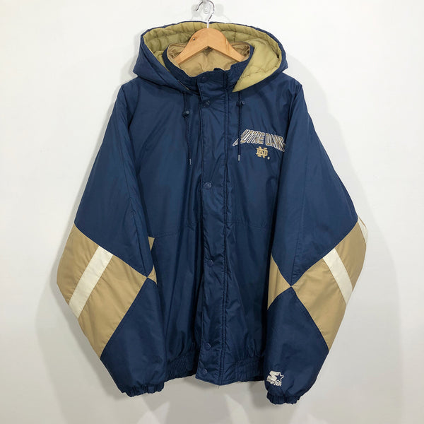 Vintage Starter Jacket Notre Dame Uni Fighting Irish (2XL/BIG)