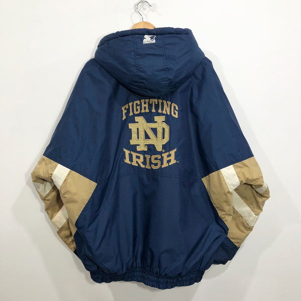 Vintage Starter Jacket Notre Dame Uni Fighting Irish (2XL/BIG)