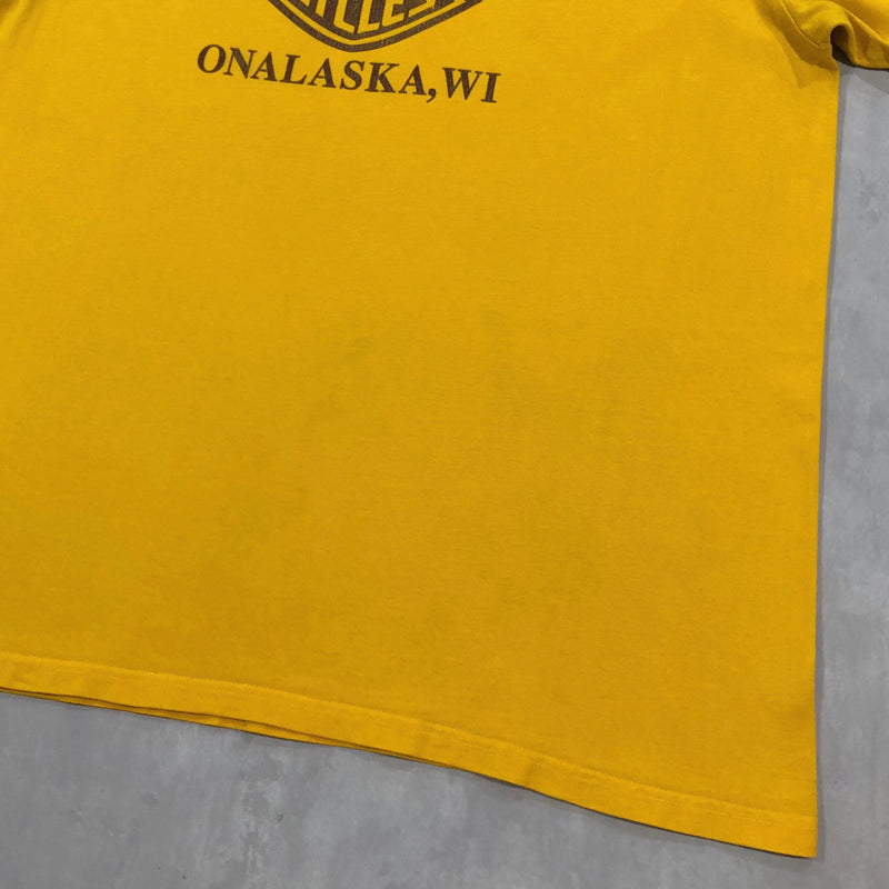 Harley Davidson T-Shirt Unalaska Wisconsin (XL)