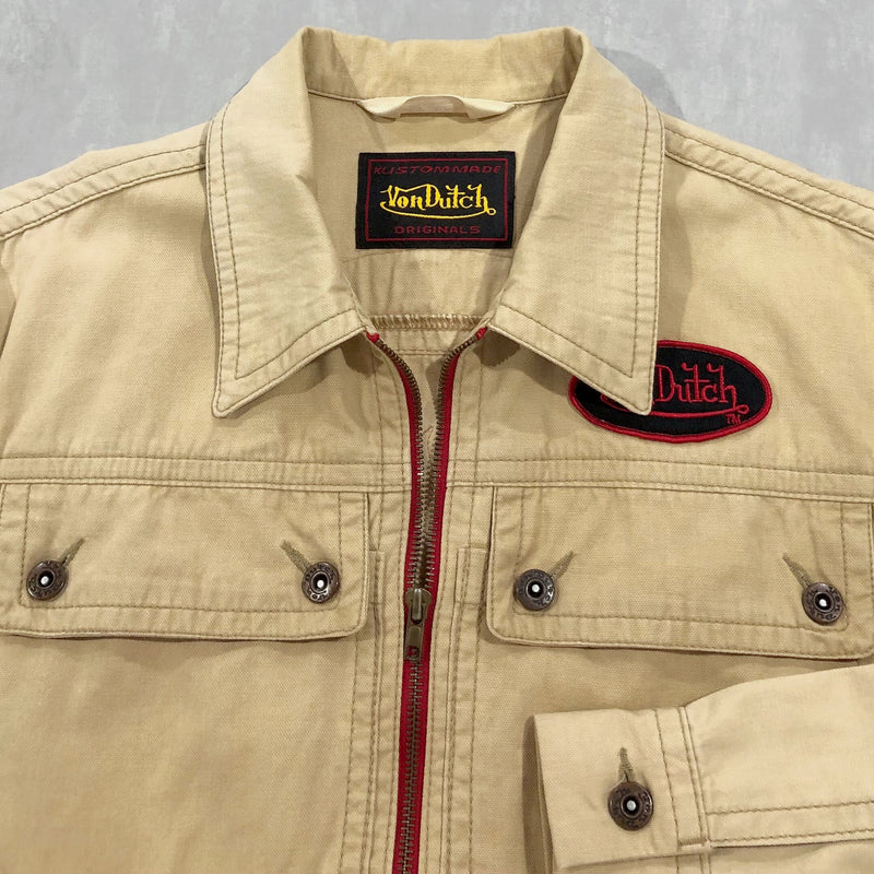 Vintage Von Dutch Cotton Jacket (S/SHORT)