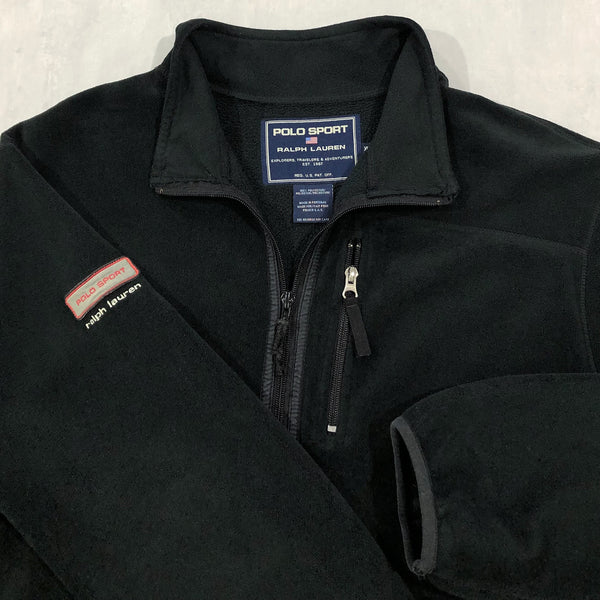 Vintage Polo Sport Ralph Lauren Fleeced Full Zip (L/BIG-XL)