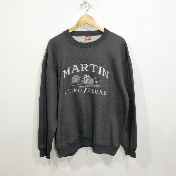 Vintage Sweatshirt Martin Chiro / Rehab USA (L/BIG)