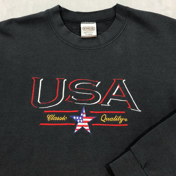 Vintage Sweatshirt USA (XL)