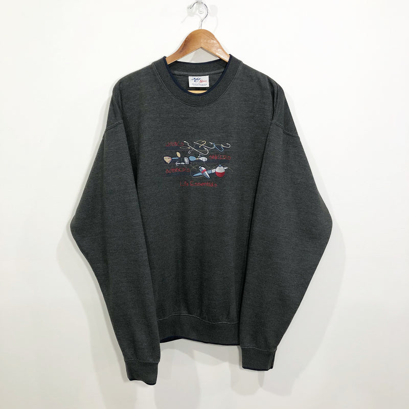 Vintage Sweatshirt Life Essentials (L)