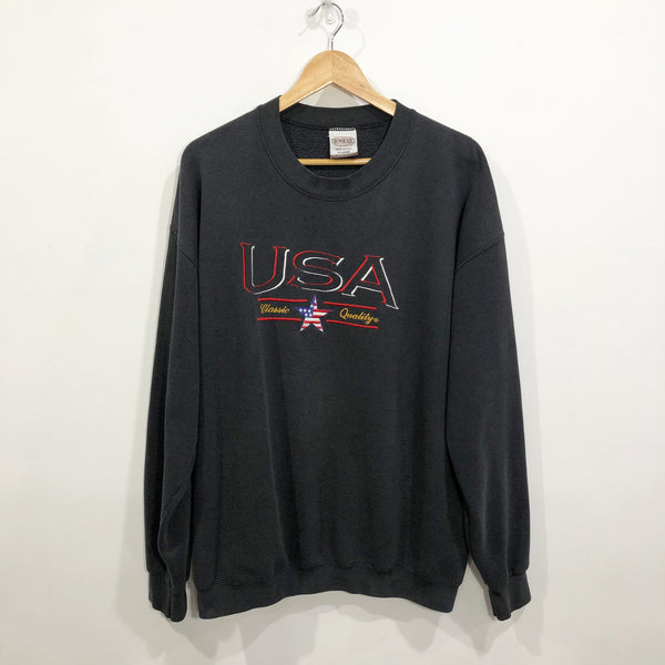 Vintage Sweatshirt USA (XL)