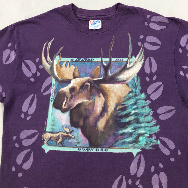 Vintage Hanes T-Shirt 1993 Moose (L)