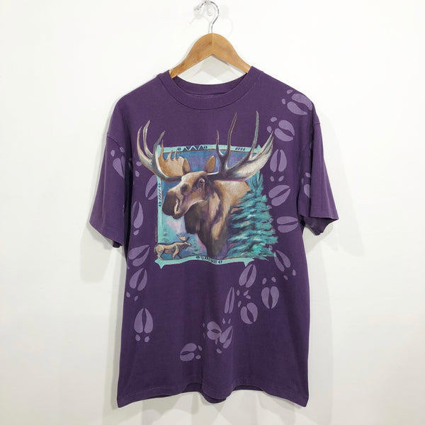 Vintage Hanes T-Shirt 1993 Moose (L)