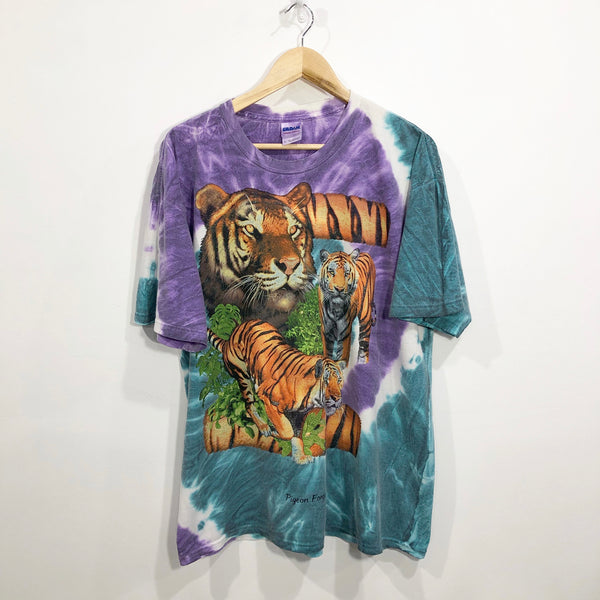 Gildan Tie-Dye T-Shirt Tigers Pigeon Forge Tennessee (XL)