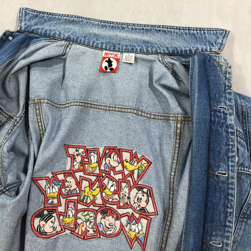 Vintage Disney Denim Jacket Walt Disney World (W/L)