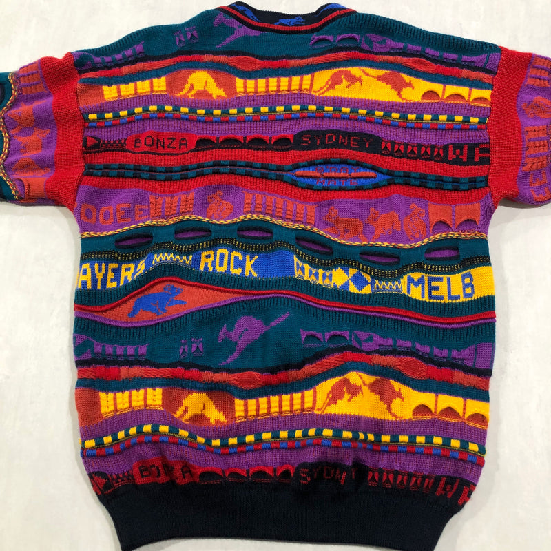 Vintage Emaroo Australia Wool Cable Knit Sweater (W/L)
