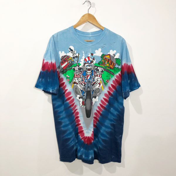 Grateful Dead Tie-Dye T-Shirt Moto Sam (L, XL, 2XL)