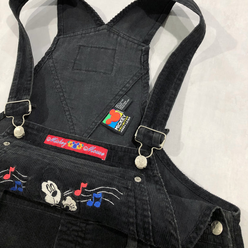 Vintage Disney Corduroy Overalls Mickey (W/L)