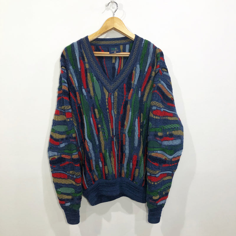 Vintage Limnos Australia Cable Knit Sweater (L/BIG)