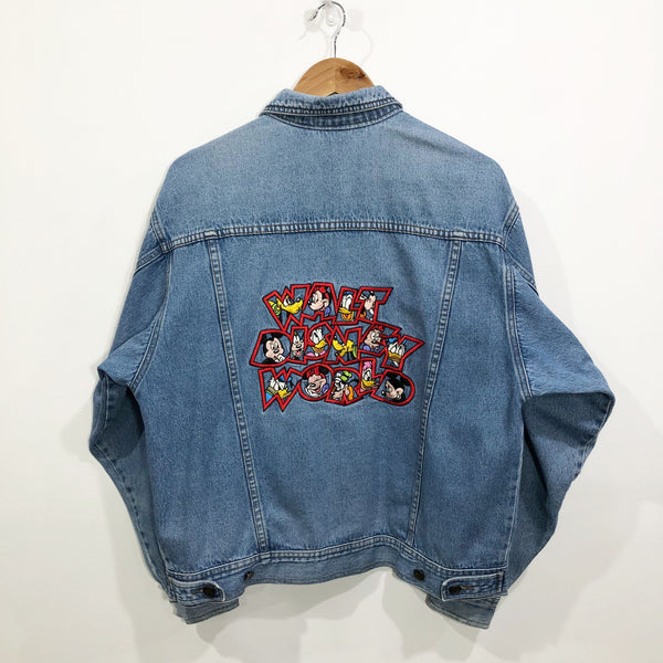 Vintage Disney Denim Jacket Walt Disney World (W/L)