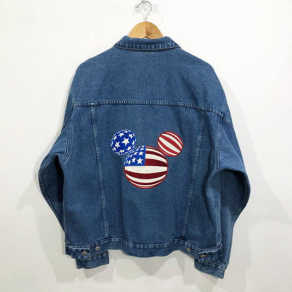 Vintage Disney Denim Jacket Mickey (L)