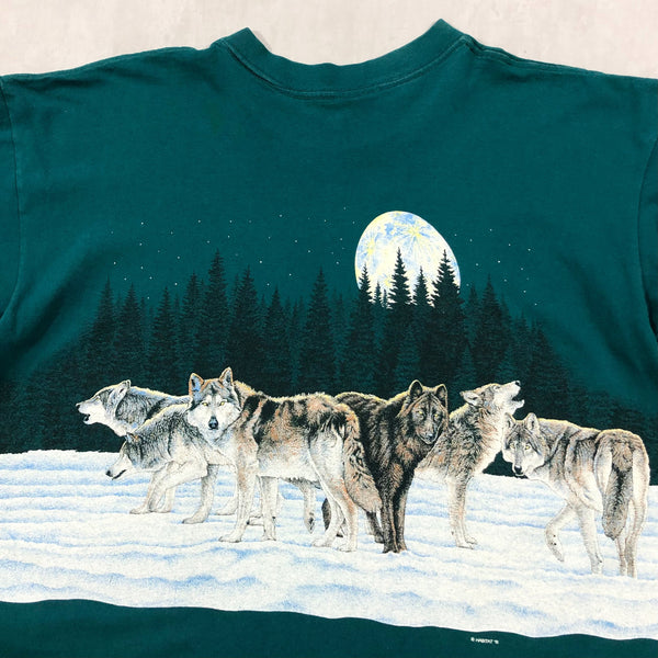 Vintage T-Shirt Wolves USA (XL)