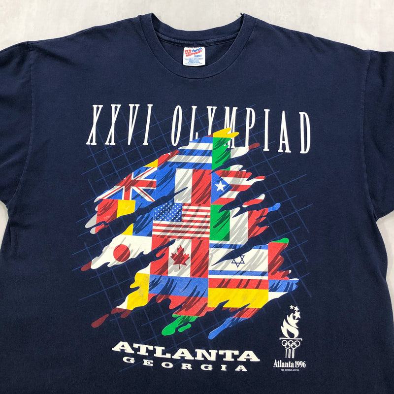 Vintage Hanes T-Shirt Atlanta 1996 Olympics (2XL)
