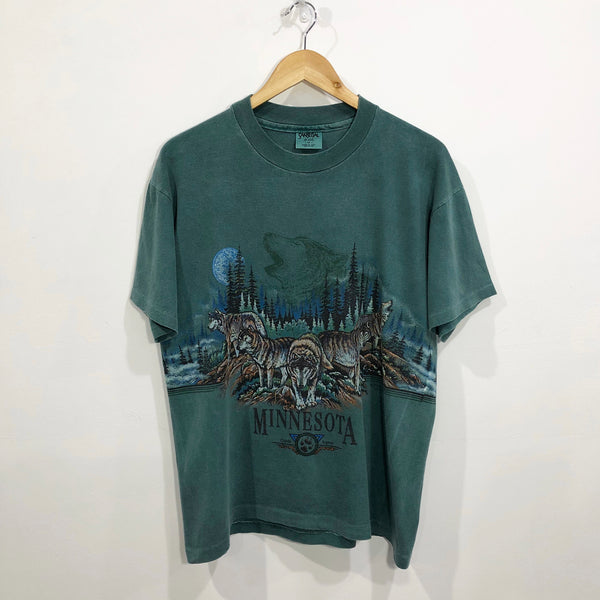 Vintage T-Shirt Wolves USA (M/SHORT)