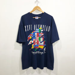 Vintage Hanes T-Shirt Atlanta 1996 Olympics (2XL)