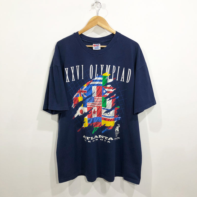 Vintage Hanes T-Shirt Atlanta 1996 Olympics (2XL)