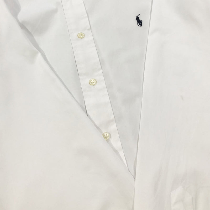 [REWORKED] Polo Ralph Lauren Cropped Shirt (L)