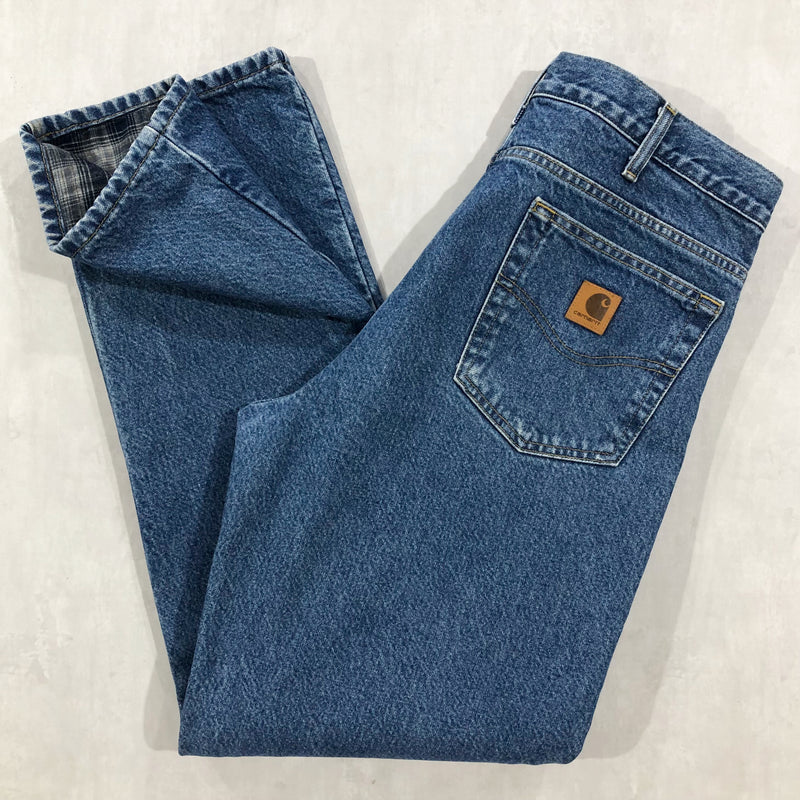 Carhartt Flannel-Lined Jeans (34)