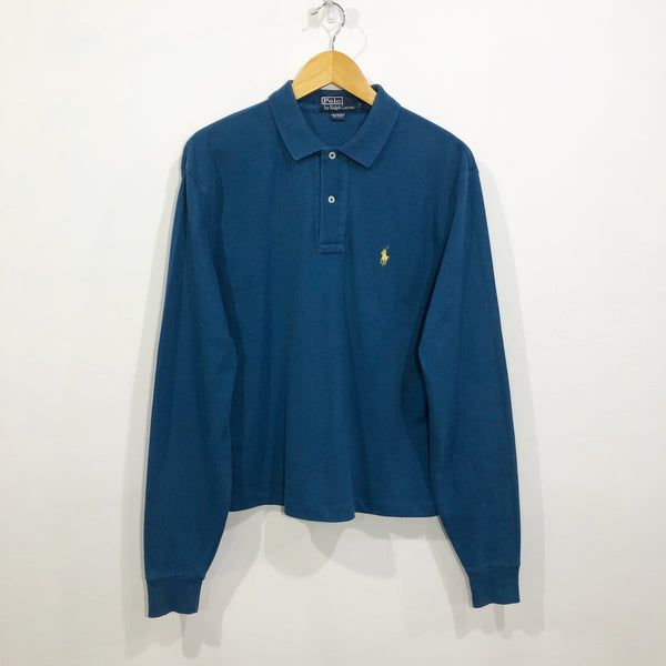 [REWORKED] Polo Ralph Lauren Cropped Polo Shirt (S)