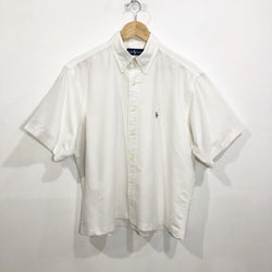 [REWORKED] Polo Ralph Lauren Cropped Shirt (L)