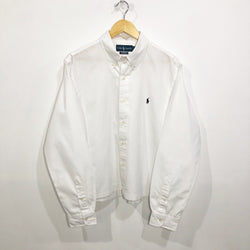 [REWORKED] Polo Ralph Lauren Cropped Shirt (L)