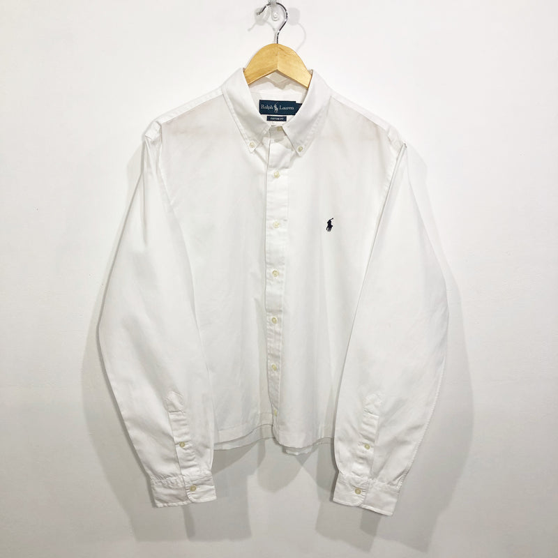 [REWORKED] Polo Ralph Lauren Cropped Shirt (L)