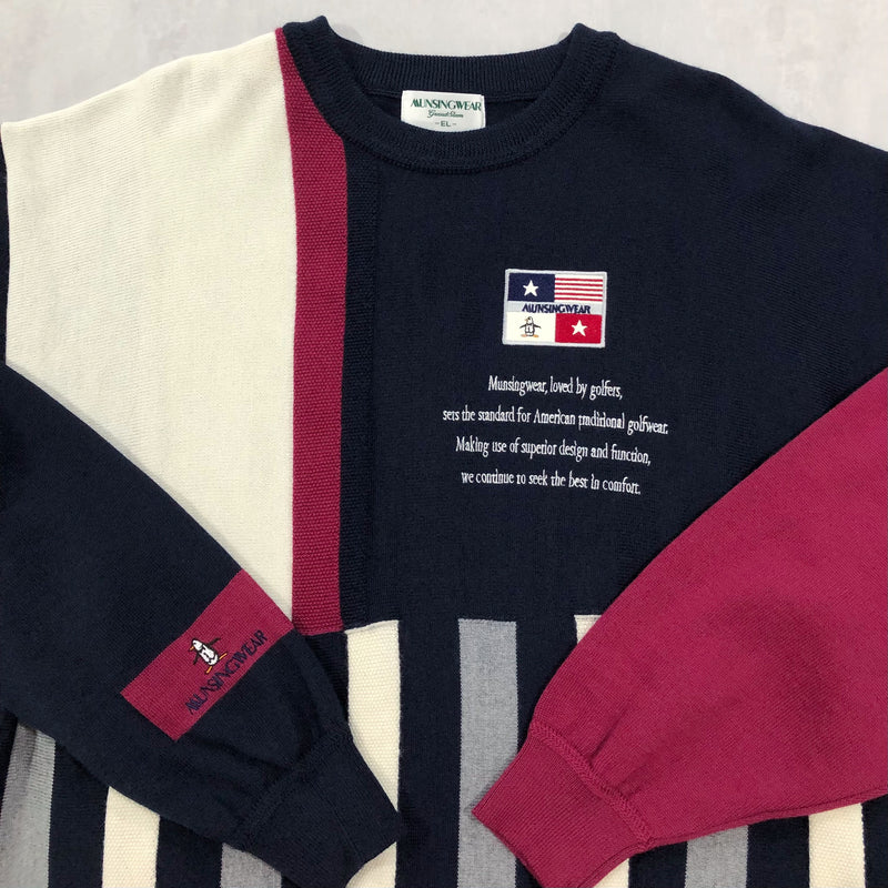 Vintage Munsingwear Wool Knit Sweater (XL)