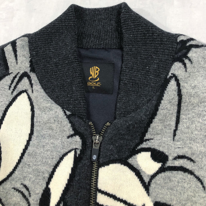 Vintage Warner Bros Golf Knit Jacket Bugs Bunny (L)