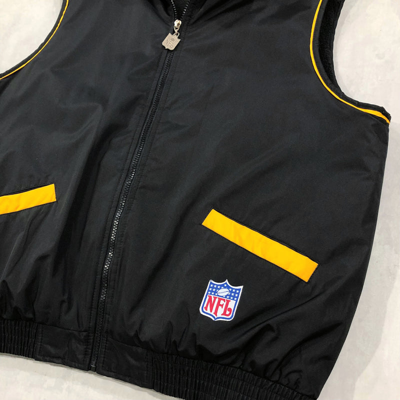 NFL Vest Jacket Pittsburgh Steelers (L/BIG)