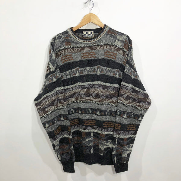 Vintage College Italy Knit Sweater (L/BIG-XL)