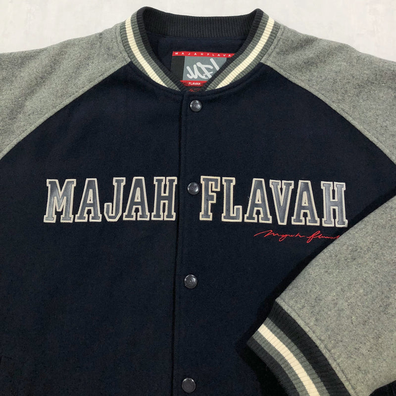 Vintage Majah Flavah Varsity Jacket (2XL)