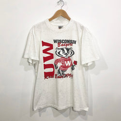 Vintage T-Shirt Wisconsin Uni Badgers USA (L)