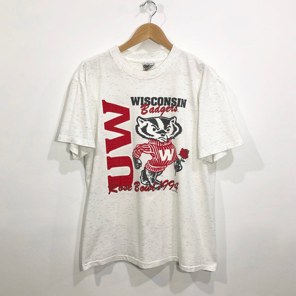 Vintage T-Shirt Wisconsin Uni Badgers USA (L)