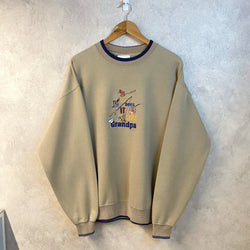 Vintage Sweatshirt No One Does It Like Grandpa (L)