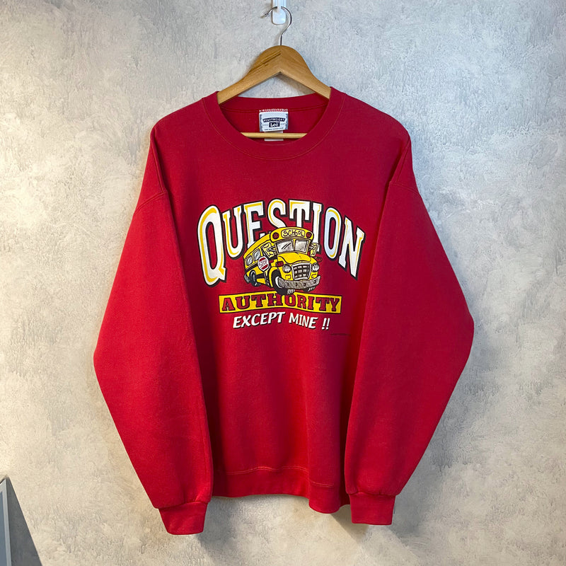 Vintage Lee Sweatshirt School Bus (L)