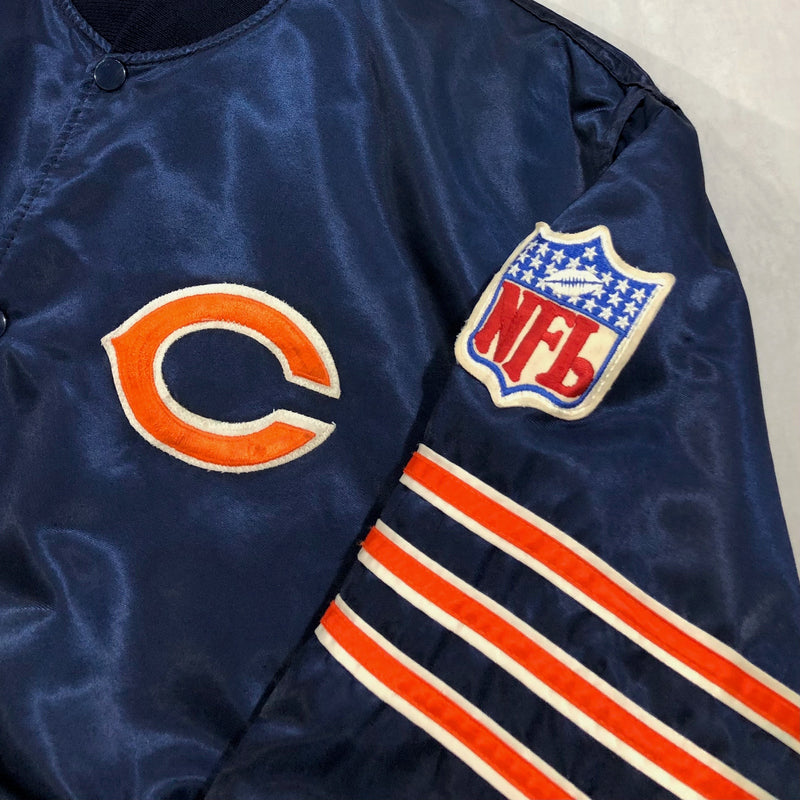 Vintage Starter NFL Satin Jacket Chicago Bears USA (XL/SHORT)